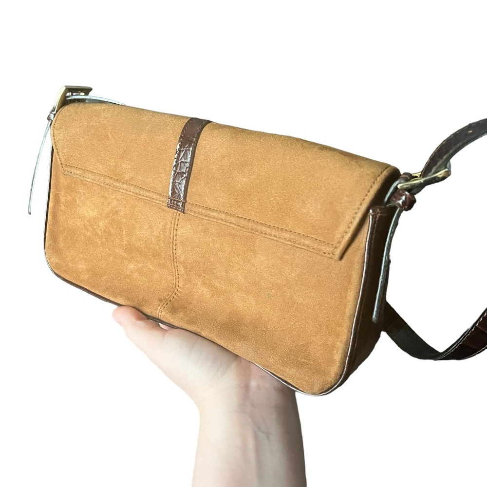 Vintage brown suede Mondani mini purse - Picture 9 of 16